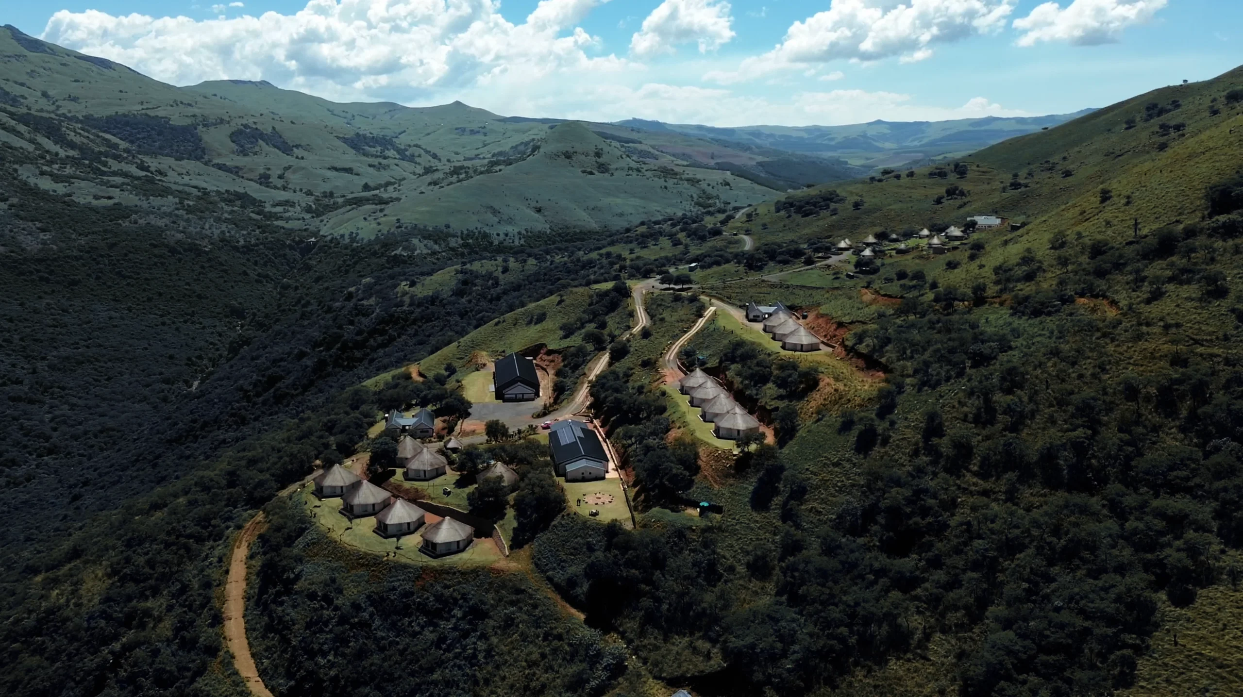 Aerial view of Medilution Wellness Retreat, Indoni Eco Village